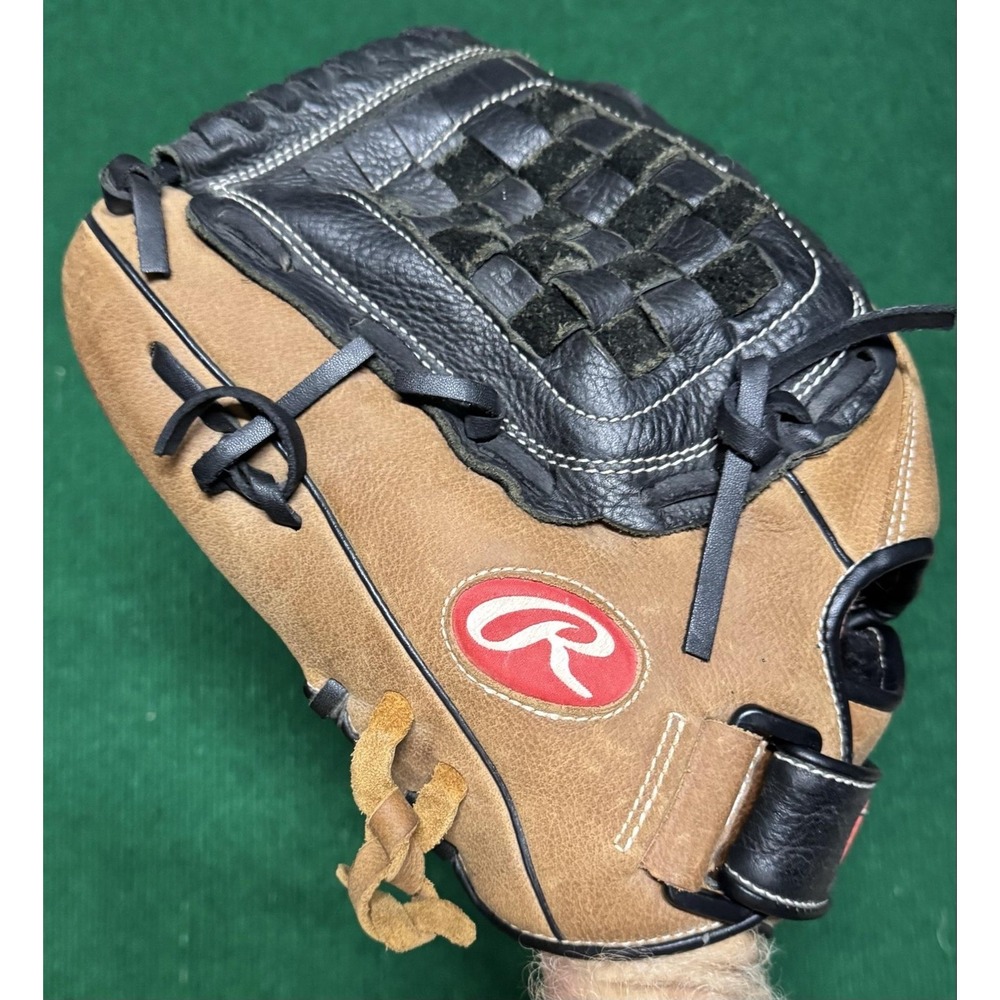 Rawlings Premium Mark Of A Pro 12.5 LHT Brown Basket-Web Adult Baseball‎ Glove